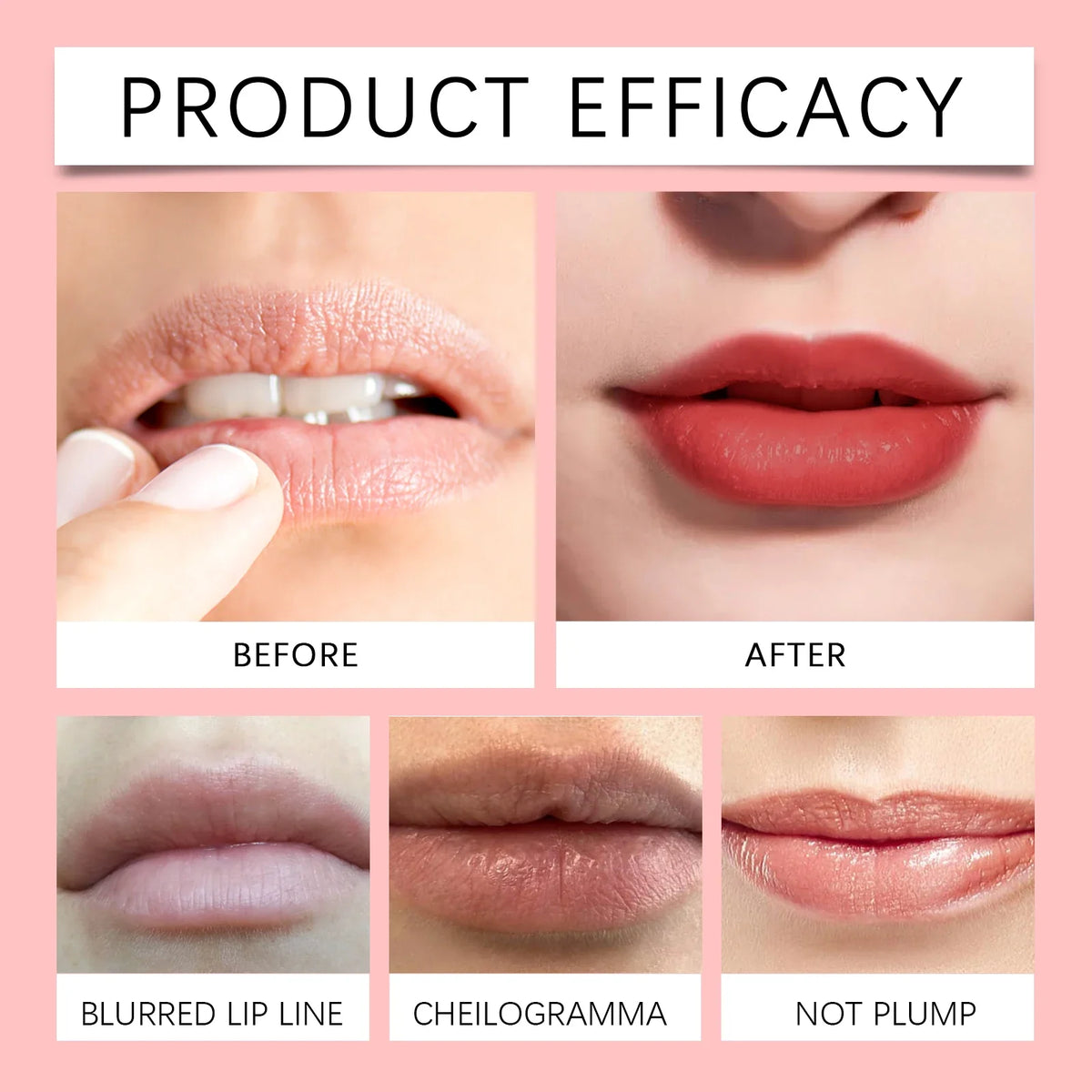 Tearable Lip Tattoo Tint & Gloss – Waterproof Long-Lasting Color Peel-Off Lip Tint Qme