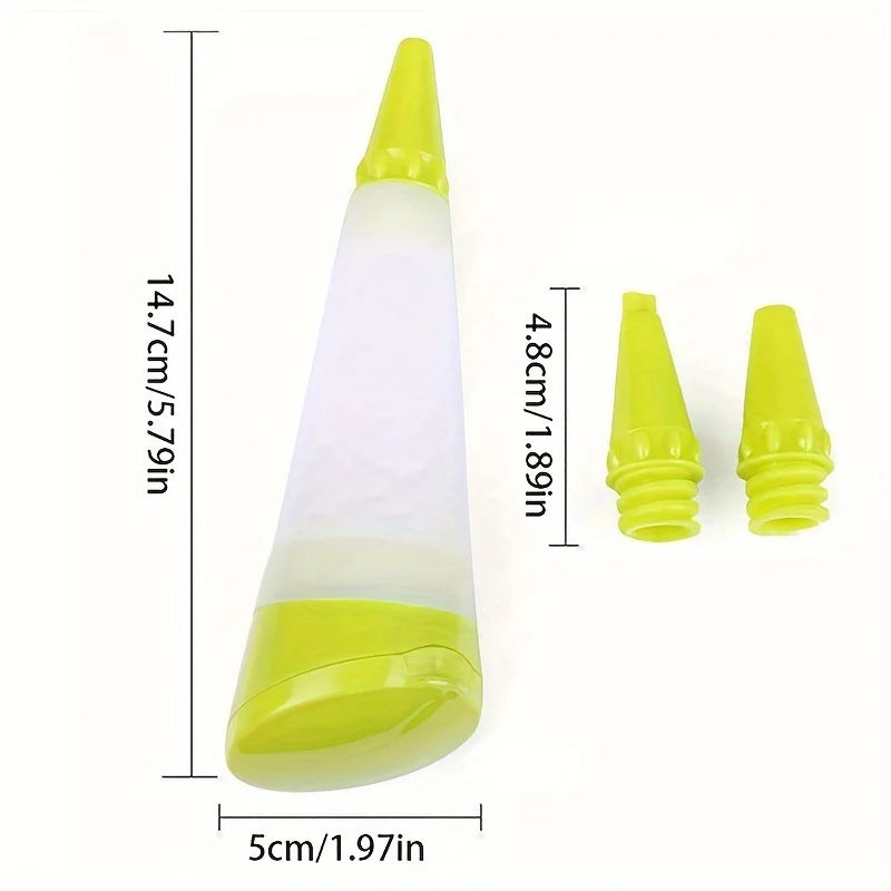 Silicone Cake Decorating Pen – DIY Sugar & Chocolate Writing Cake Decorating Pen Qme