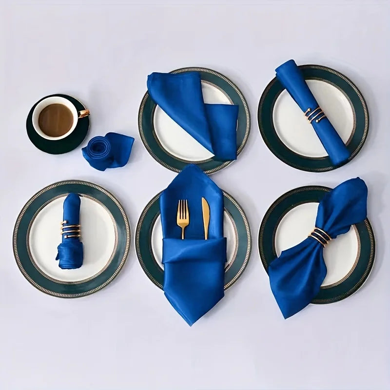 Decorative Napkin Cup Holders Set of 6 – Floral Table Décor Napkin Cup Holders Qme
