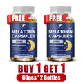 Fulimiks Melatonin 20MG Capsules – Sleep & Daily Vitality Sleep Supplement Qst 2 Bottles-60pcs