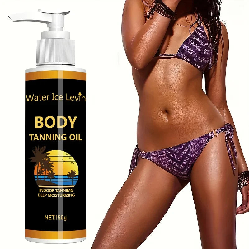 Coconut Body Tanning Oil – Deep Hydration Sunless Glow Sunless Tanning Oil Qme