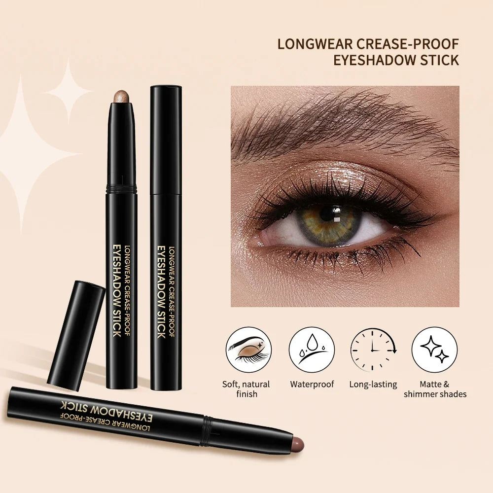 Cream Eyeshadow Stick – Gradient Eye Look, 10 Colors | Qme Cream Eyeshadow Stick Qme