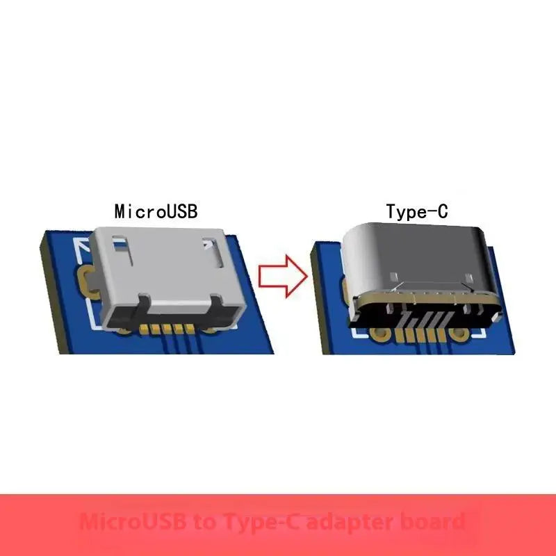 USB Type-C Female PCB Soldering Repair Adapter | DIY Connector PCB Repair Adapter Qme