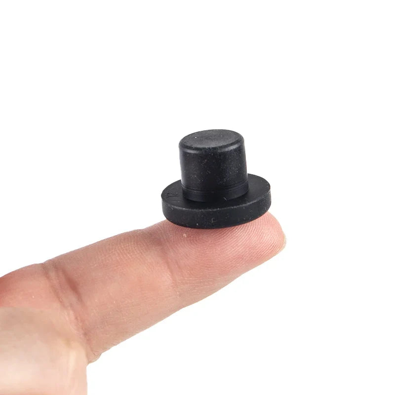 Solid Rubber Hole Caps – Heat-Resistant Seal Plugs, 10 Pcs Rubber Seal Plugs Qme