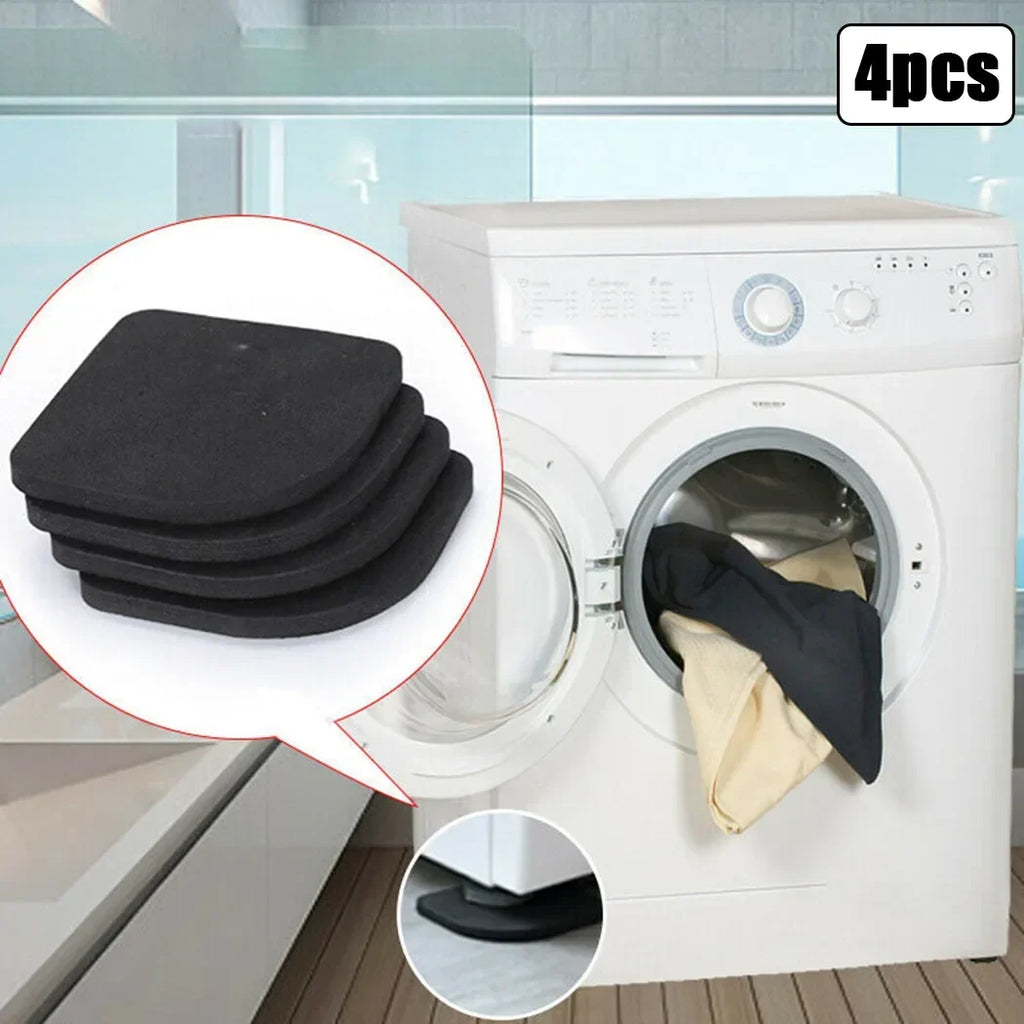 Anti-Vibration Washing Machine Pads – Non-Slip Feet (4pcs) Appliance Vibration Pads Qme A
