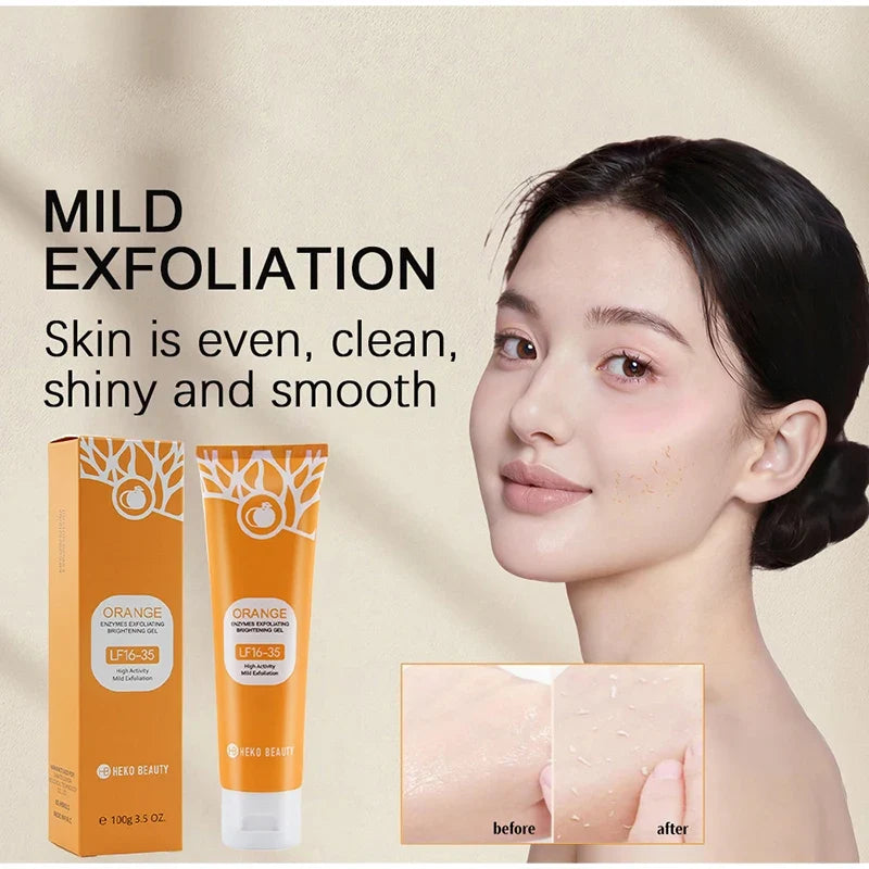 Orange Exfoliating Gel Body Scrub – Smooth Skin | Qme Body Exfoliating Scrub Qme