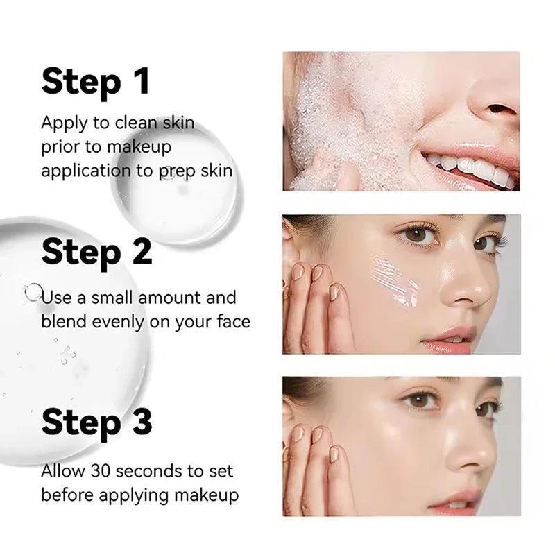 Hydrating Makeup Primer – Moisturizing Transparent Tube Makeup Primer Qme