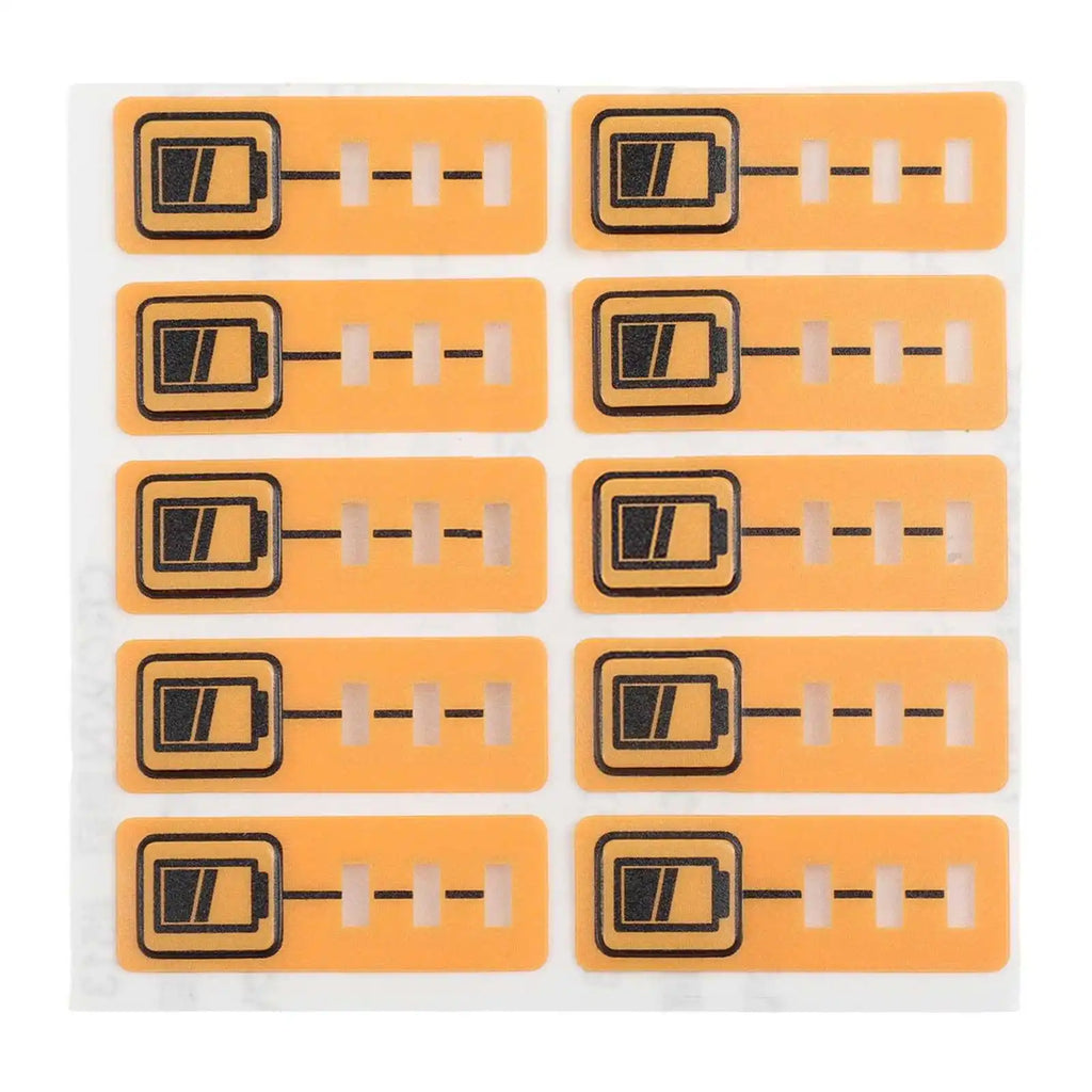Dewalt DCB200 DCB140 DCB182 Battery Capacity Key Stickers 10pk Battery Label Stickers Qme Default Title