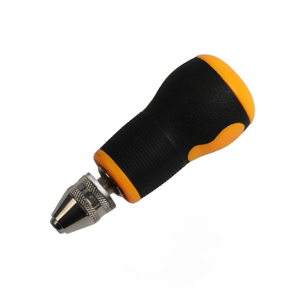 Mini Hand Drill with Twist Bits – Portable Carbon Steel Tool Manual Hand Drill Qme