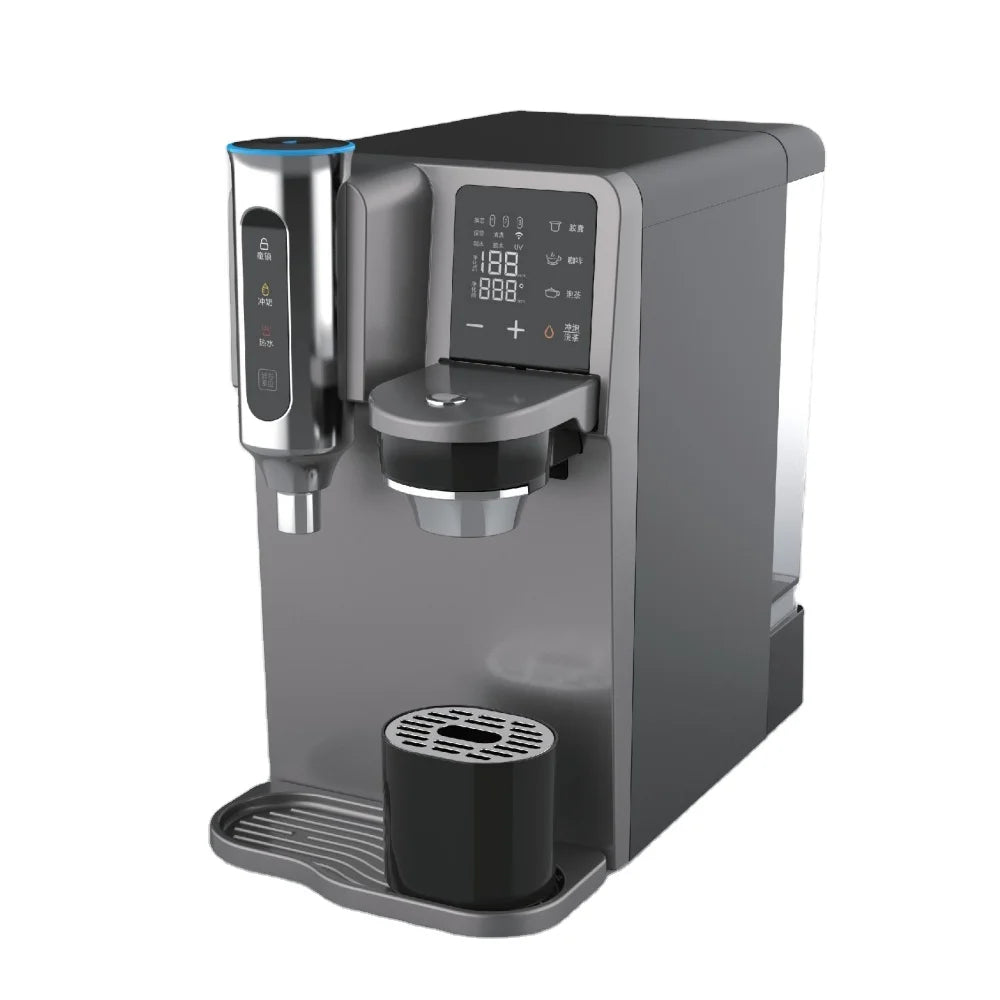Countertop RO Water Purifier Dispenser & Coffee Tea Maker RO Water Purifier Dispenser Qst black