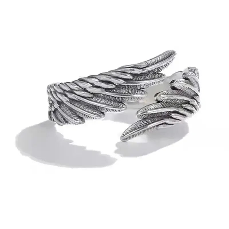 Retro Angel Demon Wing Couples Ring – Adjustable Charm Couples Ring Qme Angel resizable