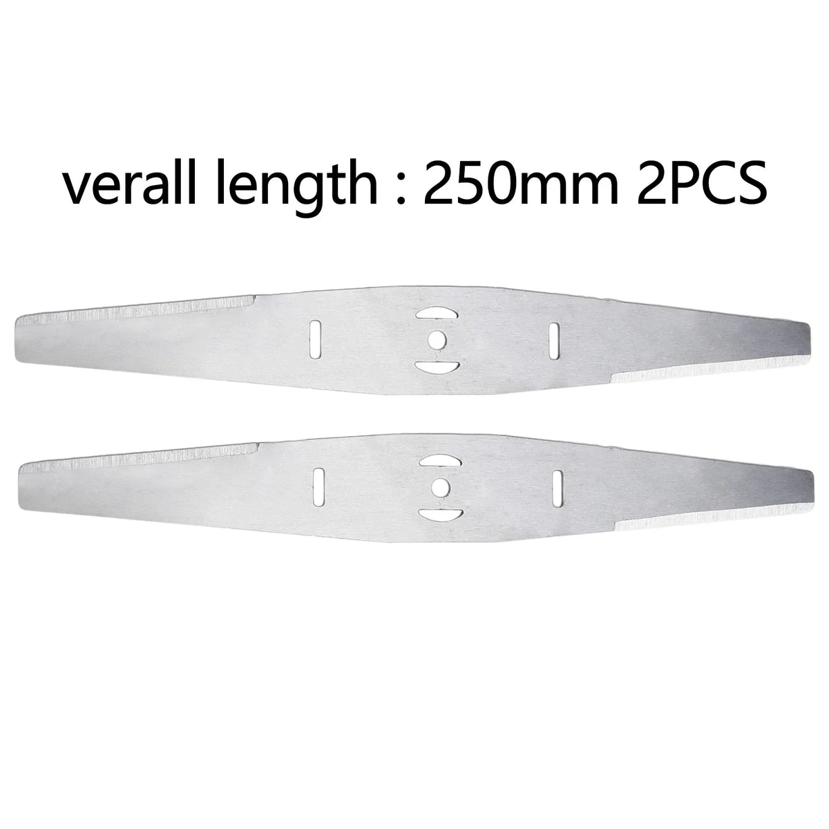 Steel Saw Blades for Lawn Mower & Brush Cutter – 250mm 2-Pack Lawn Mower Blade Qme
