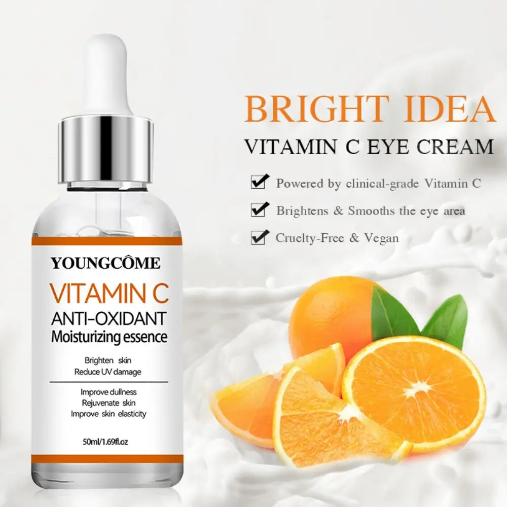 YOUNGCOME Vitamin C Facial Essence with Hyaluronic Acid 30/50ml Vitamin C Face Serum Qst