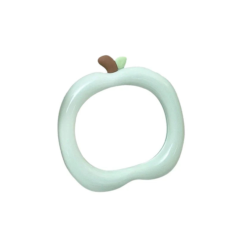Apple-Shaped Decorative Makeup Mirror for Desk & Bedroom Decorative Makeup Mirror Qme