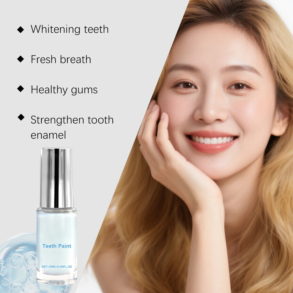 Teeth Whitening Paint Kit – Natural Stain Removal Gel Teeth Whitening Kit Qst