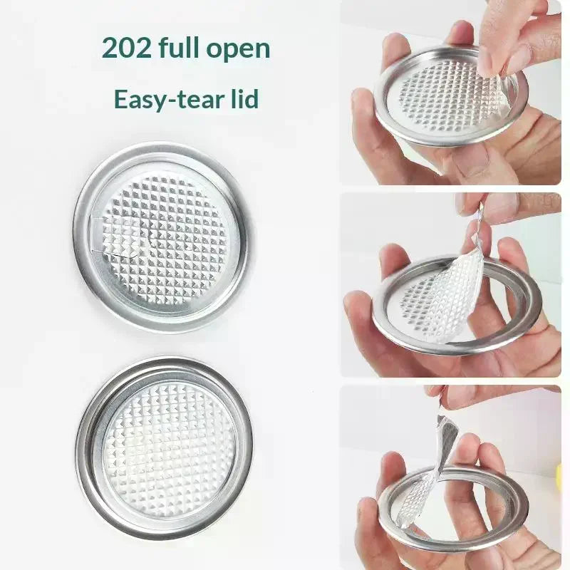 Aluminum Pull Ring Foil Lids for Soda, Beer & Food Cans Can Foil Lids Qme