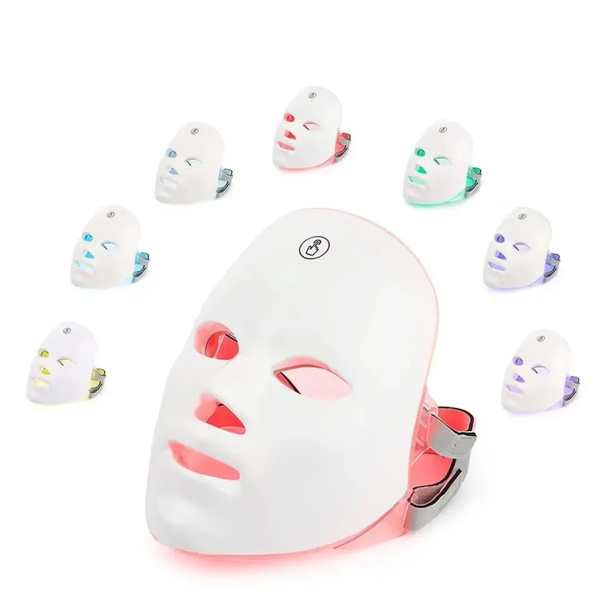 VIMYSHOW 7-Color LED Facial Mask – Rechargeable Skin Care LED Facial Mask Qst