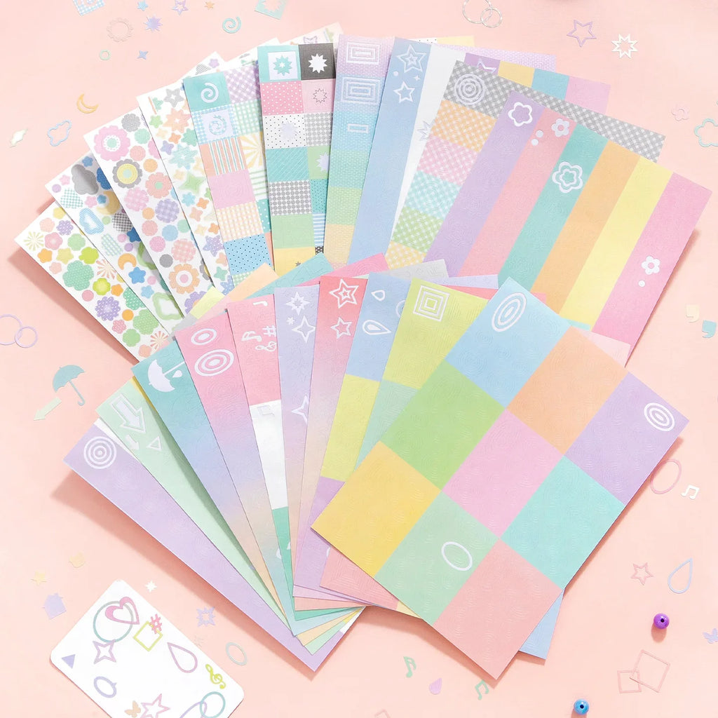 Cute Cartoon PET Die-Cut Sticker Book – 20 or 40 Sheets Die-Cut Sticker Book Qme