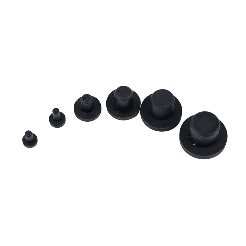 Solid Rubber Hole Caps – Heat-Resistant Seal Plugs, 10 Pcs Rubber Seal Plugs Qme