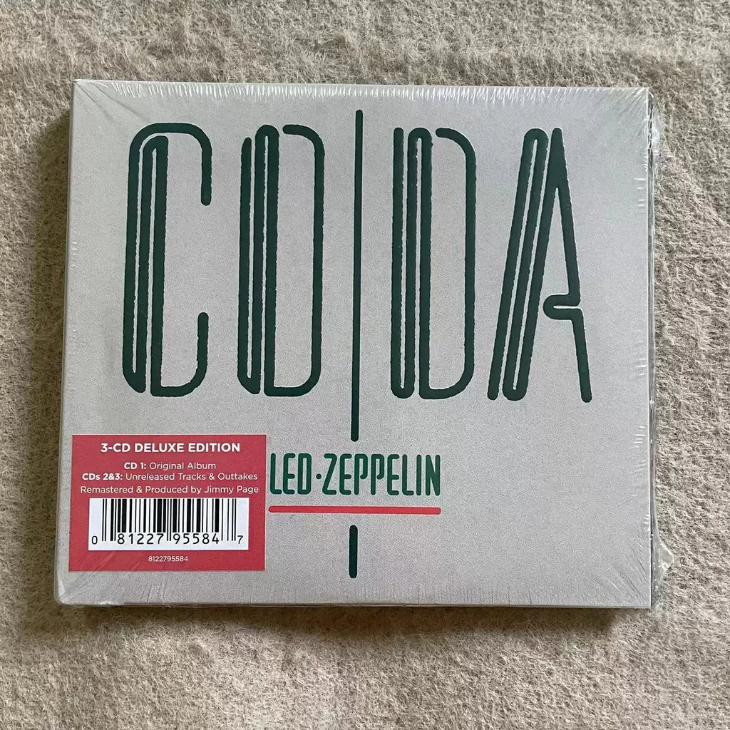 Coda Deluxe Edition Remastered Rock Album 3CD Set Music CD Box Set Qme Coda