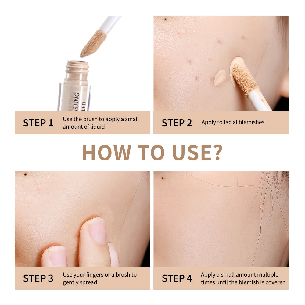 Lakerain Moisturizing Concealer – Full Coverage Cream Concealer Cream Concealer Qst