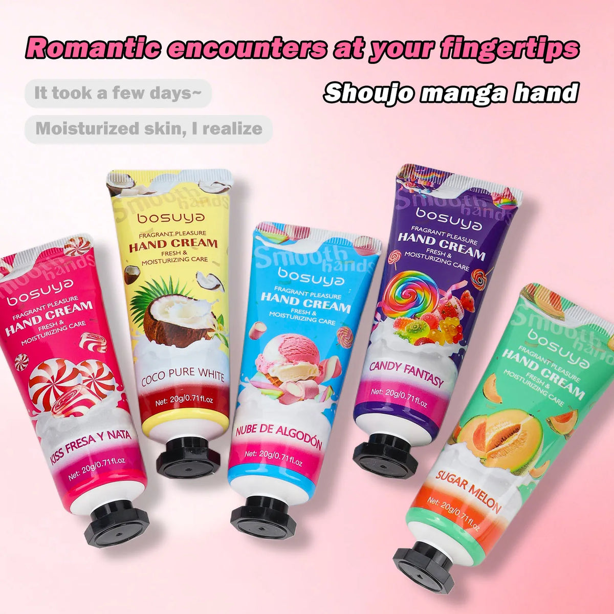 5-Piece Tender Smooth Hand Cream Set – Moisturizing & Hydrating Hand Cream Set Qme