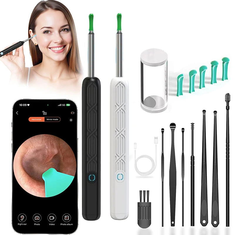 Wireless Visual Ear Cleaner – 1080P HD Camera WiFi Earpick Visual Ear Cleaner Qst