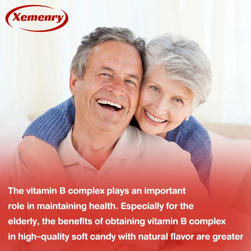 Xemenry Vitamin B Complex Gummies – Energy, Mood & Immunity Vitamin Gummies Qst