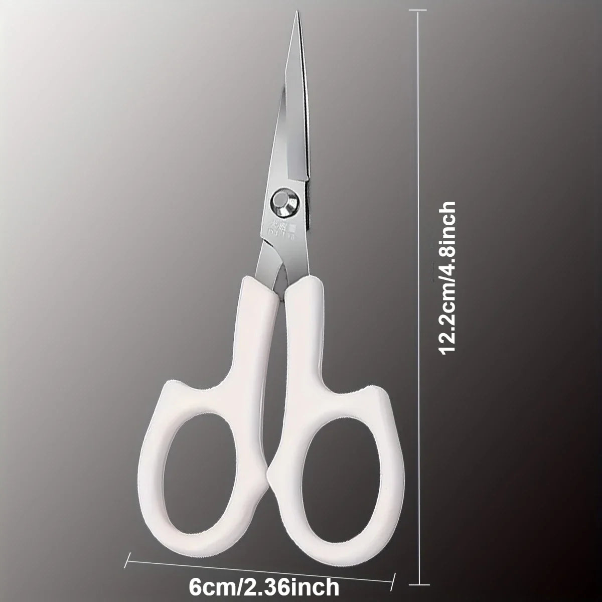 White Handle Embroidery Scissors – Sharp Stainless Steel Sewing Embroidery Scissors Qme