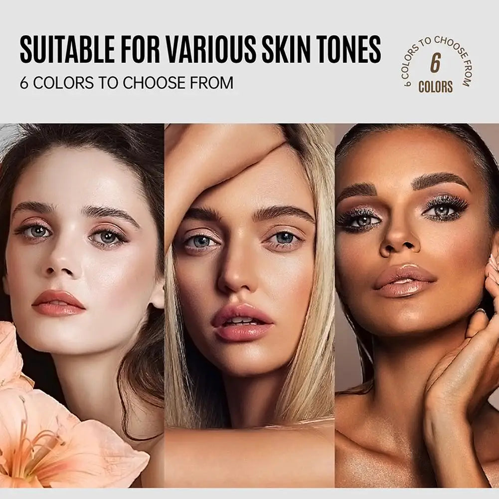 LOOKAVE Liquid Foundation – Full Coverage Natural Matte Liquid Foundation Qme