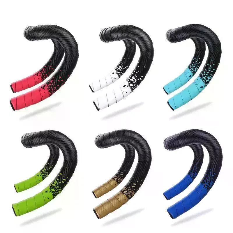 Anti-Vibration Bike Handlebar Tape | Non-Slip PU EVA – 1 Pair Bike Handlebar Tape Qme