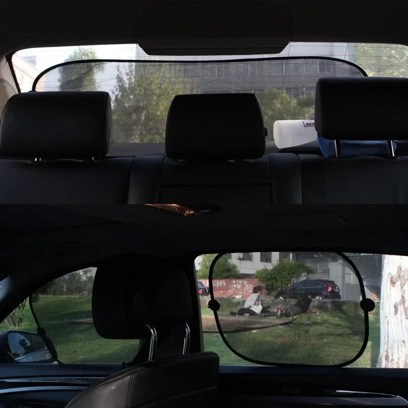 Universal Foldable Car Windshield Sunshade Visor – 25x15in Car Windshield Sunshade Qme