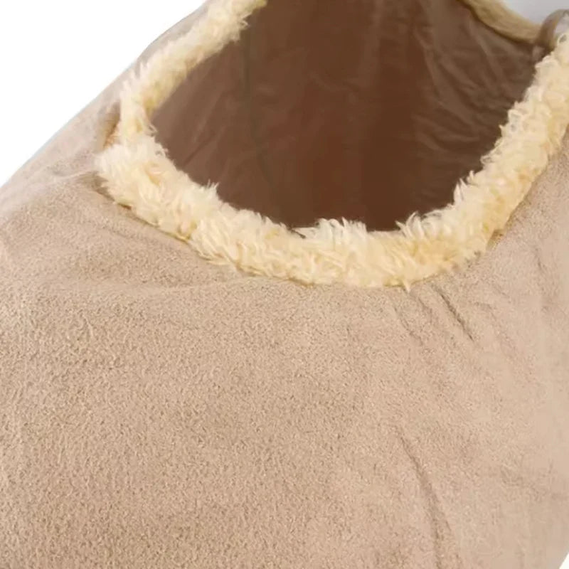 Foldable Cat Tunnel Toy – Soft Suede Plush Play Channel Cat Tunnel Toy Qme