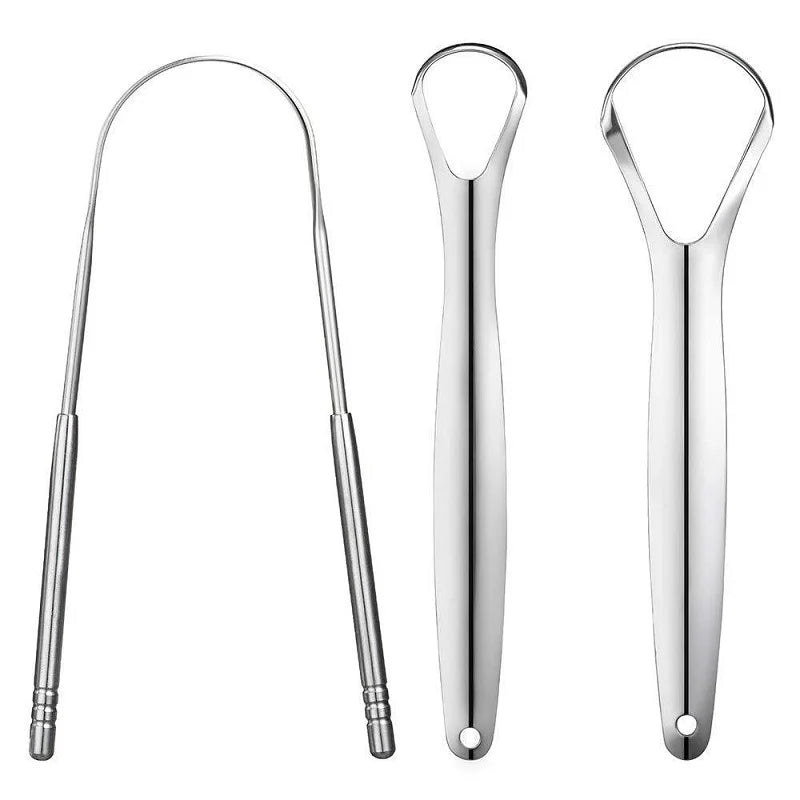Reusable Stainless Steel Tongue Scraper – Fresh Breath Tool Tongue Scraper Qme Set China Mainland