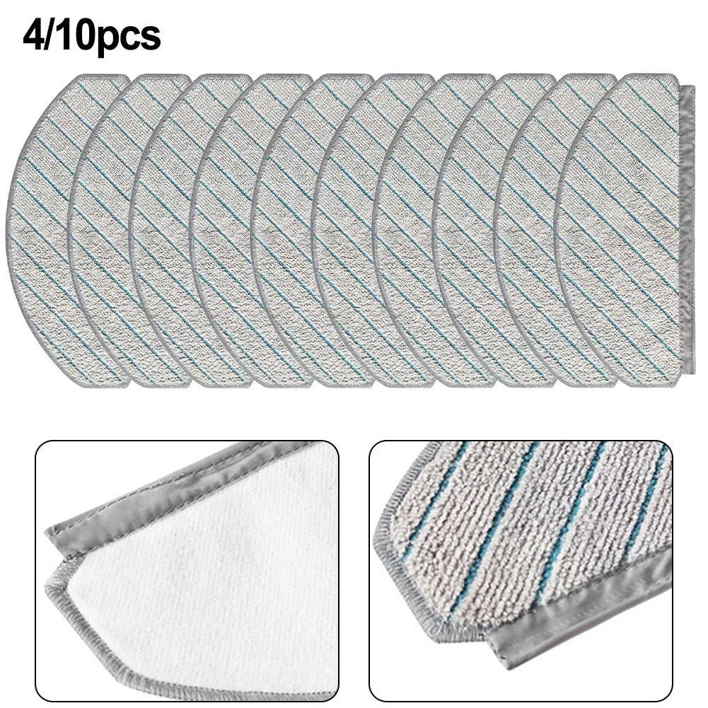 ECOVACS DEEBOT N20 Replacement Mop Cloths 4-Pack Robot Vacuum Accessory Qme