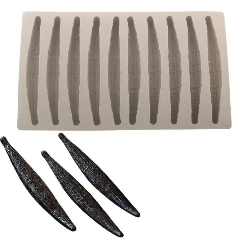 10-Cavity Silicone Mousse Cake Mold | Chocolate & Baking Tool Silicone Baking Mold Qme