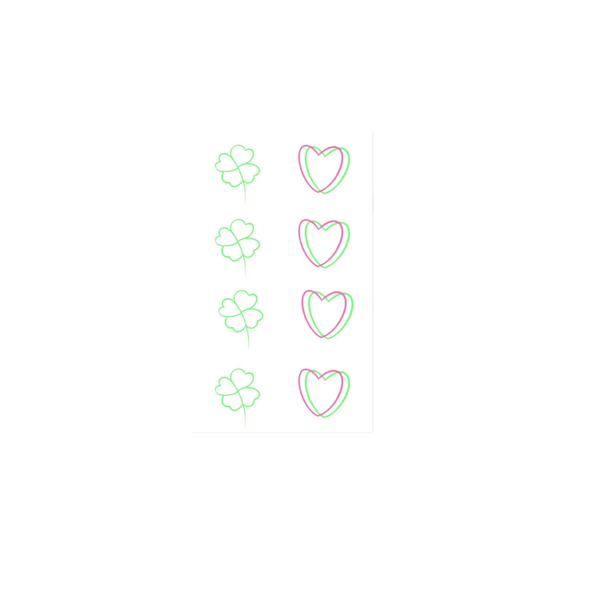 Waterproof Temporary Tattoo Stickers – Heart & Clover Designs Temporary Tattoo Stickers Qme
