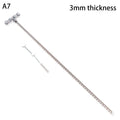 Adjustable Circular Saw Guide Rail Ruler – Stainless Steel Saw Guide Rail Qme A7