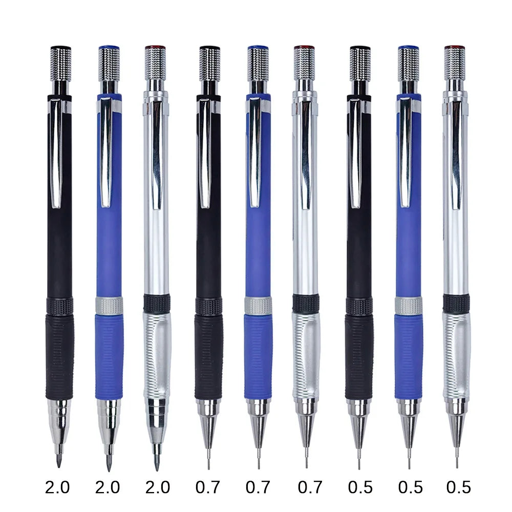 Mechanical Pencil Set – Lead Refills, Eraser, Ruler & Sharpener Pencil Stationery Kit Qme