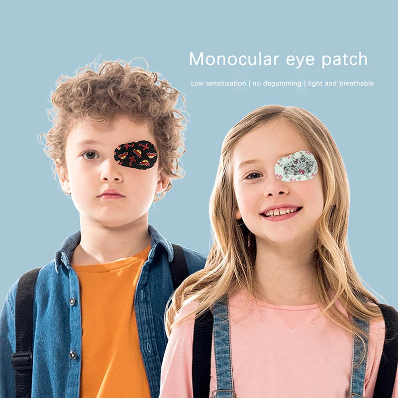 10 Pcs Kids Adhesive Eye Patches – Sterile & Breathable Adhesive Eye Patch Qst