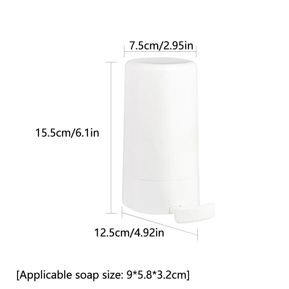 Wall-Mount Bar Soap Dispenser & Grinder Soapbox Dish Soap Grinder Dispenser Qme