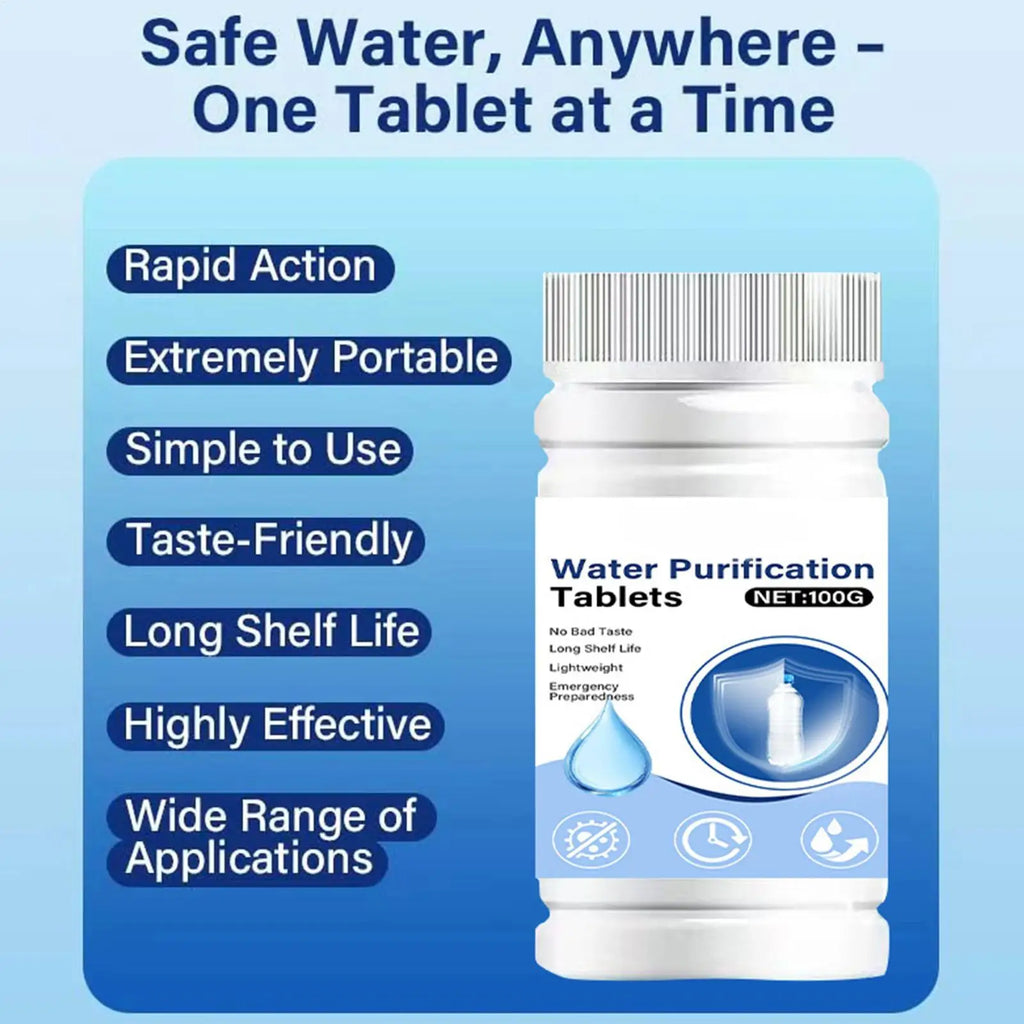 Portable Water Purification Tablets | Camping & Hiking Water Purification Tablets Qme