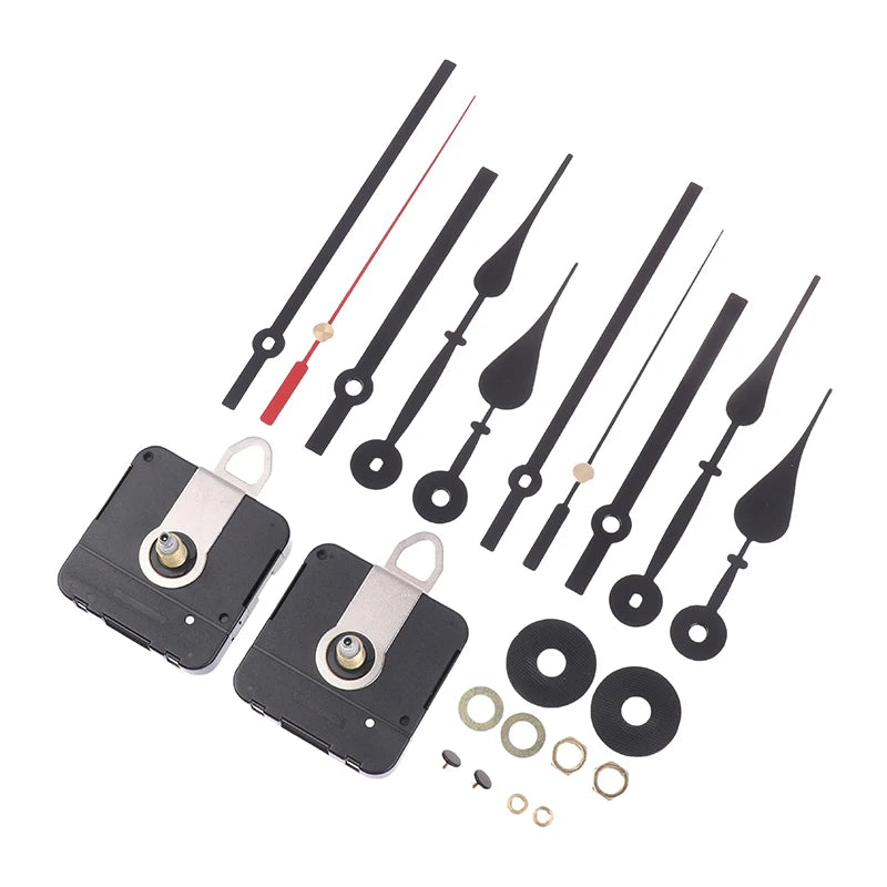 Silent Quartz Clock Movement Kit with Hands – DIY Repair Set Clock Movement Kit Qst