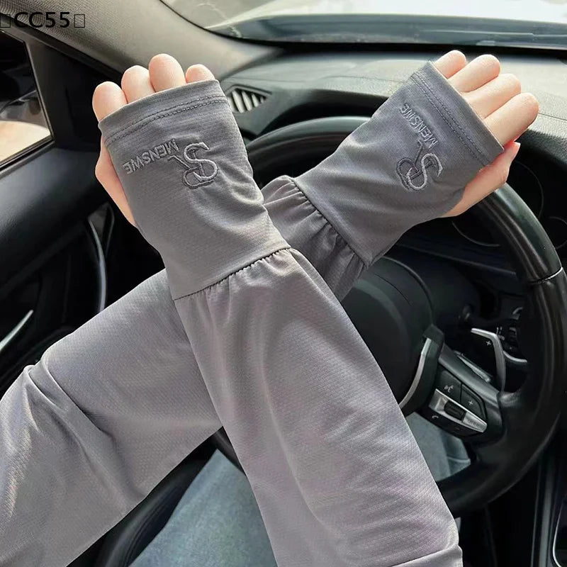 Women's UV Protection Cooling Arm Sleeves – Outdoor Sun Cover UV Arm Sleeves Qst