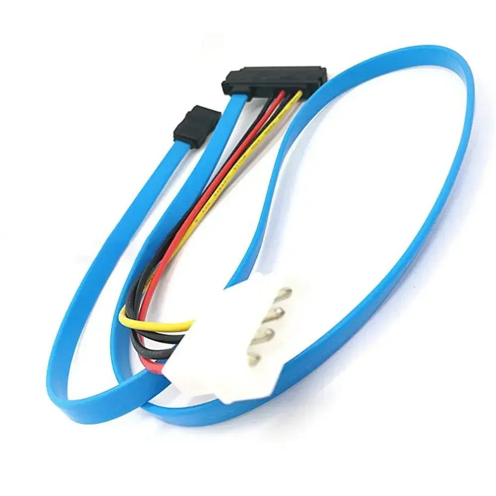 SAS SFF-8482 to SATA HDD Adapter Cable 70cm – 5-Pack SAS SATA Adapter Cable Qme