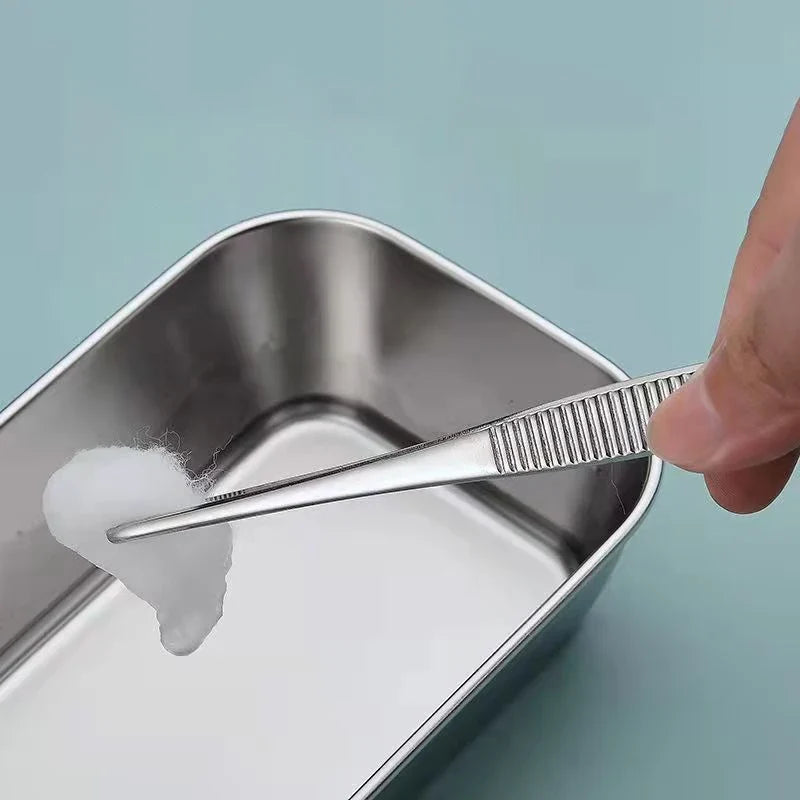 Stainless Steel Elbow Tweezers Aquarium Clip – Long Forceps Aquarium Tweezers Qme