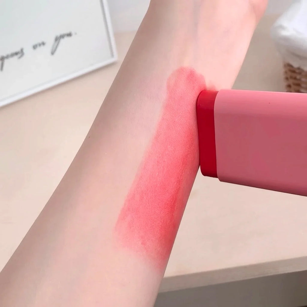 SHAQINUO Rotating Cream Blush Stick – Natural, Long-Lasting Cream Blush Stick Qme