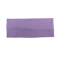 Unisex Solid Cotton Sports Yoga Headband – Moisture-Wicking Sports Headband Qme Lavender