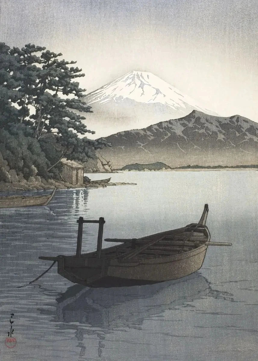 Kawase Hasui Japanese Landscape Canvas Poster | Wall Art Print Canvas Wall Art Qst