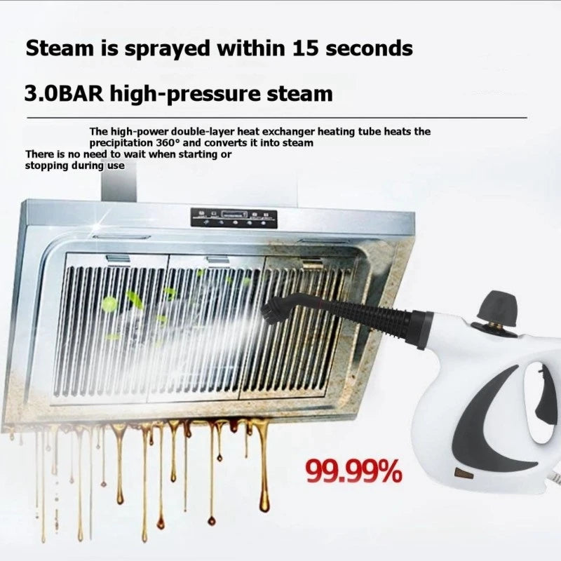 B15C 1050W High-Pressure Steam Cleaner – Kitchen Multi-Kit Steam Cleaner Qst